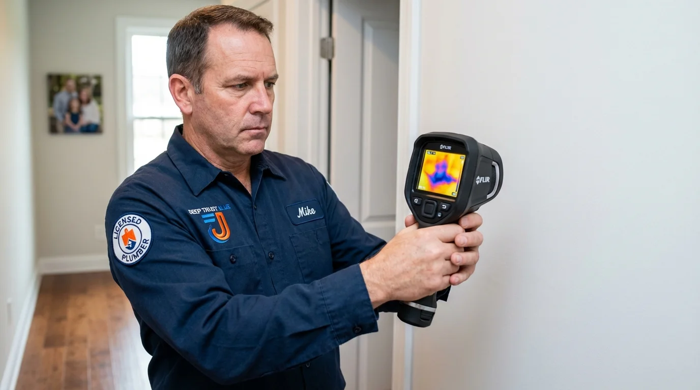 Thermal imaging leak detection by Johns Plumbing LLC in Hobe Sound
